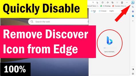 How to remove the new ‘Discover’ button from。